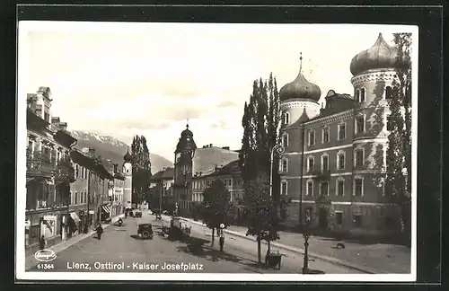 AK Lienz in Osttirol, Blick auf den Kaiser Josefplatz