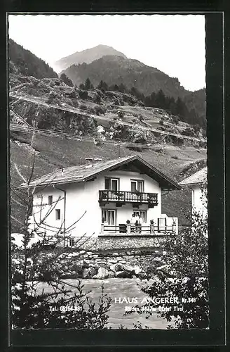 AK Sölden in Tirol, am Haus Angerer im Ötztal
