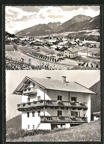 AK Mieders Stubai, Ortstotale, Gasthaus Vincenz Pfurtscheller