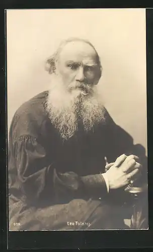 AK Leo Tolstoj, der Dichter im hohen Alter abgelichtet