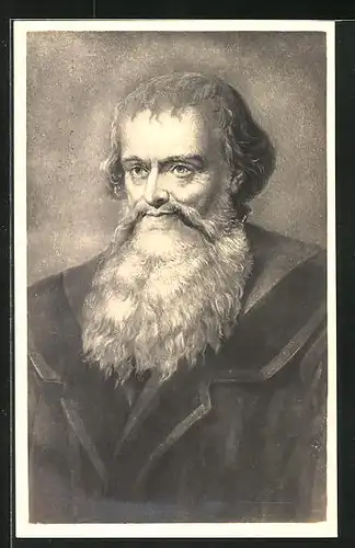 Künstler-AK Hans Sachs, Darstellung des Dichters von Professor G. Krämer