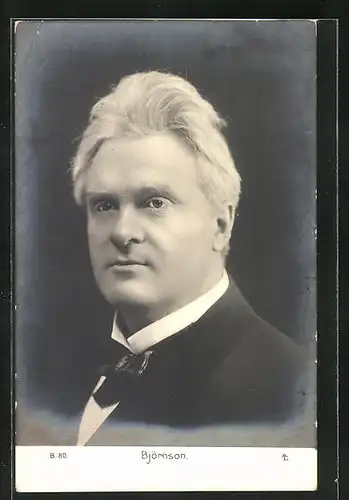 AK Björnstjerne Björnson, Portrait des Dichters