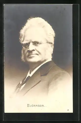AK Björnstjerne Björnson, der alte Dichter im Portrait