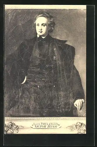 AK Victor Hugo, Darstellung des jungen Schriftstellers von Louis Boulanger