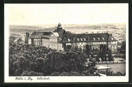 AK Mölln, i. Lbg., Blick auf die Zollschule