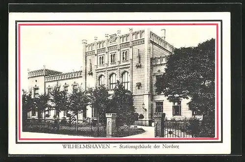 AK Wilhelmshaven, Stationsgebäude der Nordsee