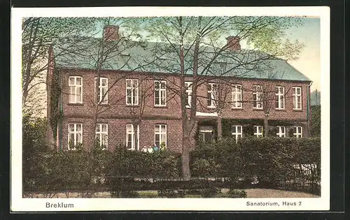 AK Breklum, das Haus 2 des Sanatoriums