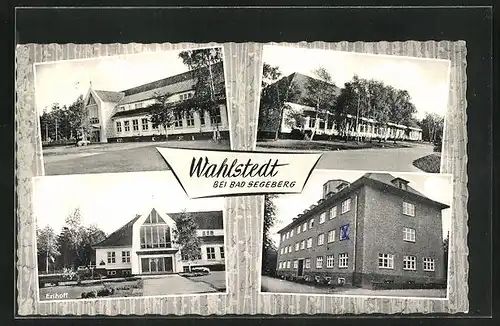 AK Wahlstedt, Erlhoff, am Gotteshaus, die Schule