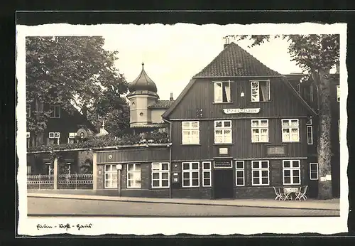 AK Eutin in Holstein, Vorderansicht des Voss Haus