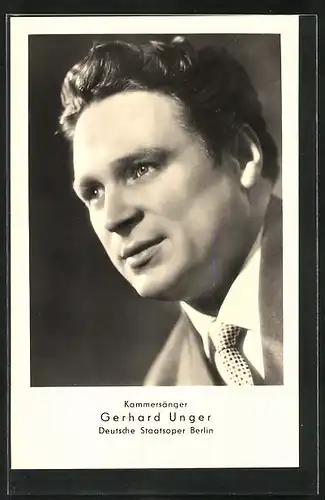 AK Kammersänger der Deutschen Staatsoper Gerhard Unger