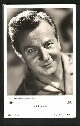 AK Opernsänger Rudolf Schock lächelnd