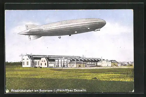 AK Friedrichshafen /Bodensee, Luftschiffbau Zeppelin, Luftschiff LZ 127
