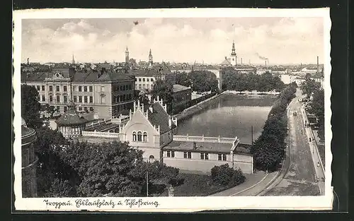 AK Troppau, Partie am Schlossring