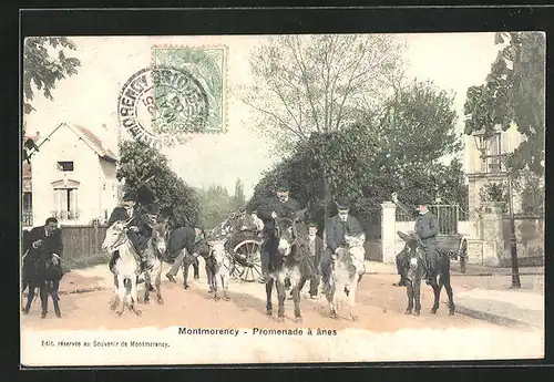 AK Montmorency, Promenade à ànes