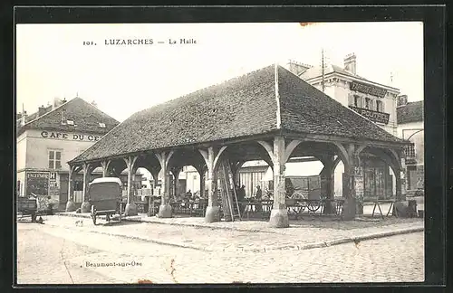 AK Luzarches, la Halle