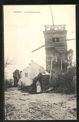 AK Sannois, les Moulins réunis