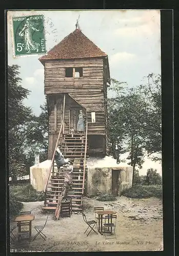 AK Sannois, le Vieux Moulin