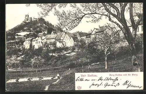 AK Bad Nassau, Berg-Nassau und Burg