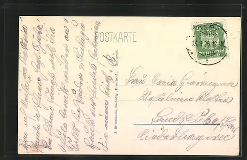 AK Gera, an der Heinrichsbrücke