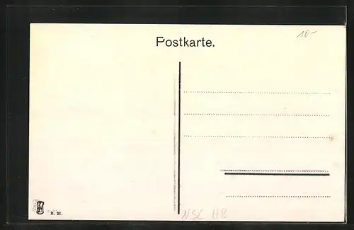 AK Hirschberg, Panoramablick vom Hausberge