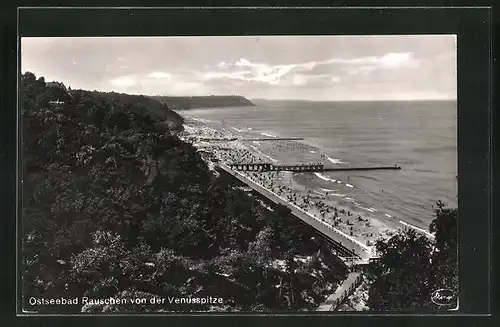 AK Rauschen, Blick von der Venusspitze auf den Strand