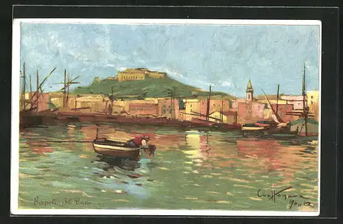 Künstler-AK Napoli, Il Porto