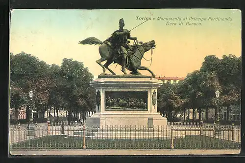 AK Torino, Monumento al Principe Perdinando Duca di Genova