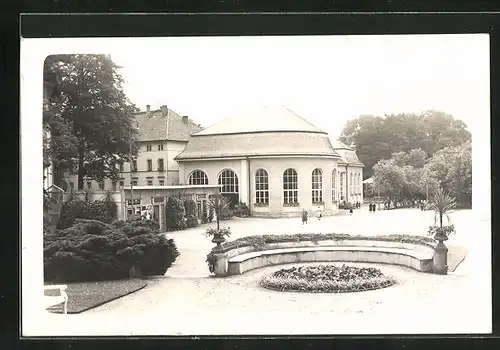 AK Bad Kudowa, Wandelhalle am Charlotten-Bad