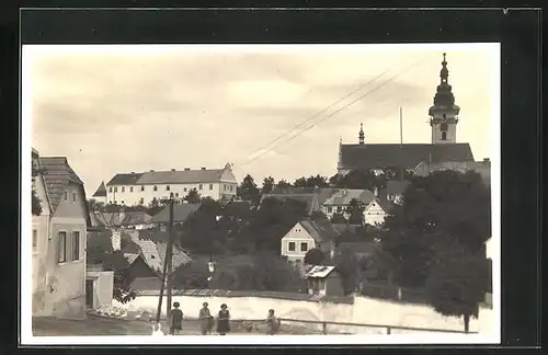 AK Moravské Budesovice, Teilansicht