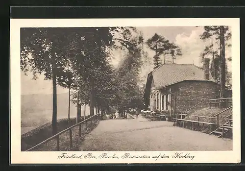 AK Friedland, Restauration auf dem Kirchberg