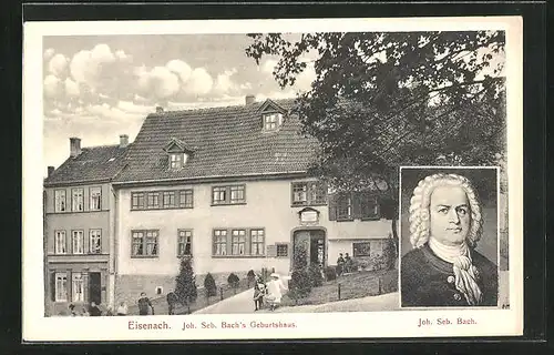 AK Eisenach, Geburtshaus von Joh. Seb. Bach