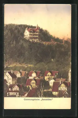 AK Wernigerode, Blick zum Genesungsheim Sennhütte