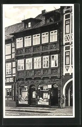 AK Wernigerode, Altes geschnitztes Haus