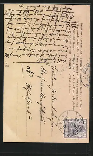 AK Opernsängerin Geraldine Farrar in einer ihrer Rollen