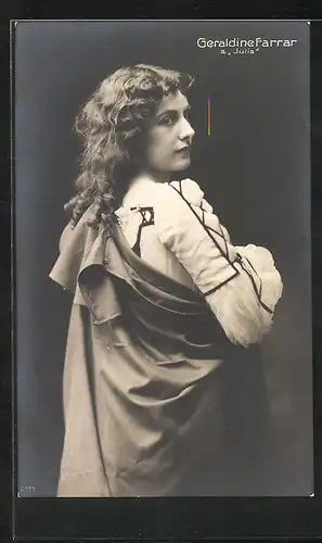 AK Opernsängerin Geraldine Farrar als Julia