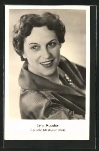 AK Opernsängerin Erna Roscher, Deutsche Staatsoper Berlin