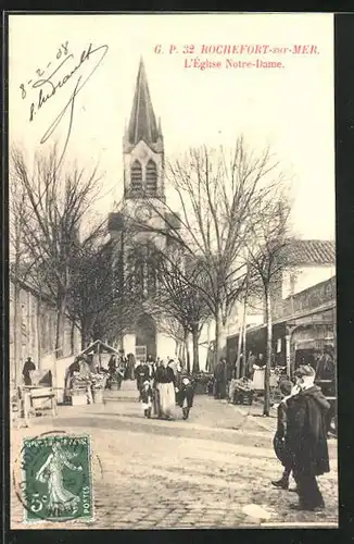 AK Rochefort-sur-Mer, L`Église Notre-Dame