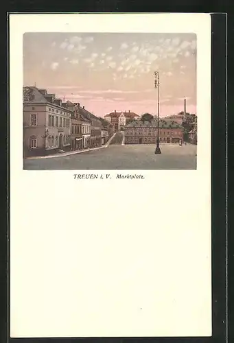 AK Treuen i. V., Marktplatz