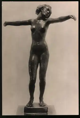 Fotografie Bronze-Statue Tänzerin von Georg Kolbe