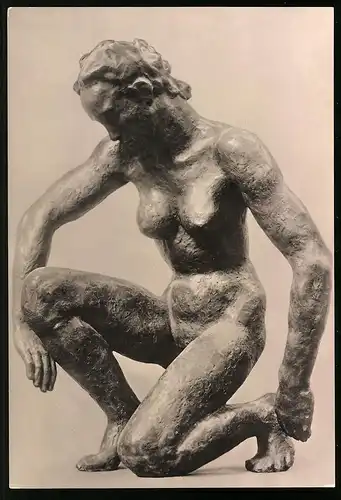 Fotografie Bronze-Statue Grosse Pieta von Georg Kolbe