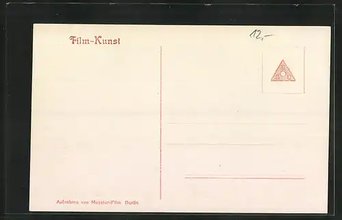 AK Filmszene aus Höhenluft, Schauspielerin Henny Porten