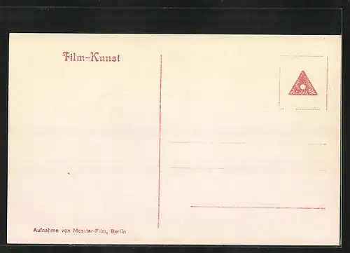 AK Filmszene aus Das Geschlecht derer von Ringwall, Schauspielerin Henny Porten