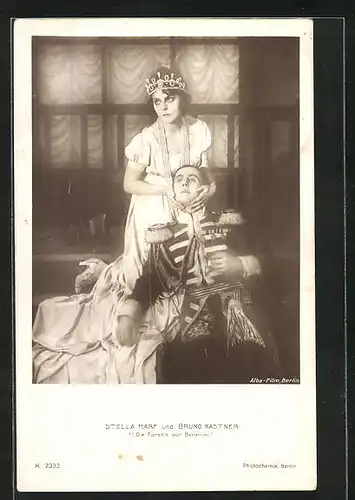 AK Filmszene, Stella Harf, Bruno Kastner, Die Fürstin von Beranien