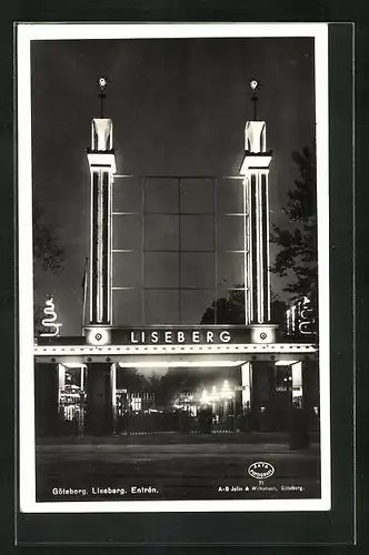 AK Göteborg, Liseberg, Entrén