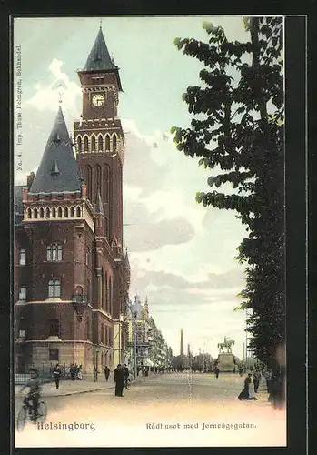 AK Helsingborg, Radhuset med Jernvägsgatan