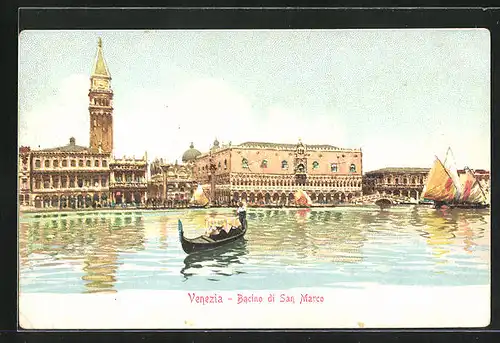 Lithographie Venezia, Bacino di San Marco