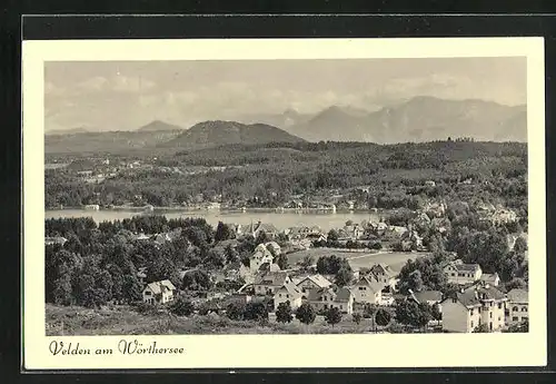 AK Velden am Wörthersee, Totalansicht der Stadt