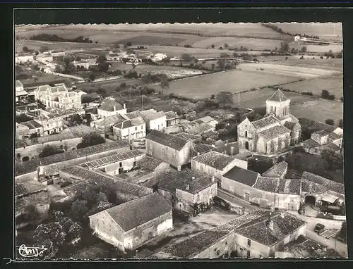 AK Courcome, Vue aérienne sur le quartier de l`Eglise