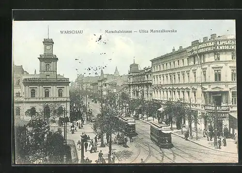 AK Warschau-Warszawa, Ulica Marszalkowska