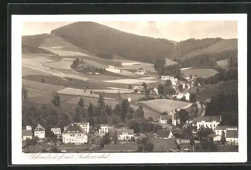 AK Schmidtsdorf, Gesamtansicht des Ortes mit Fuchswinkel